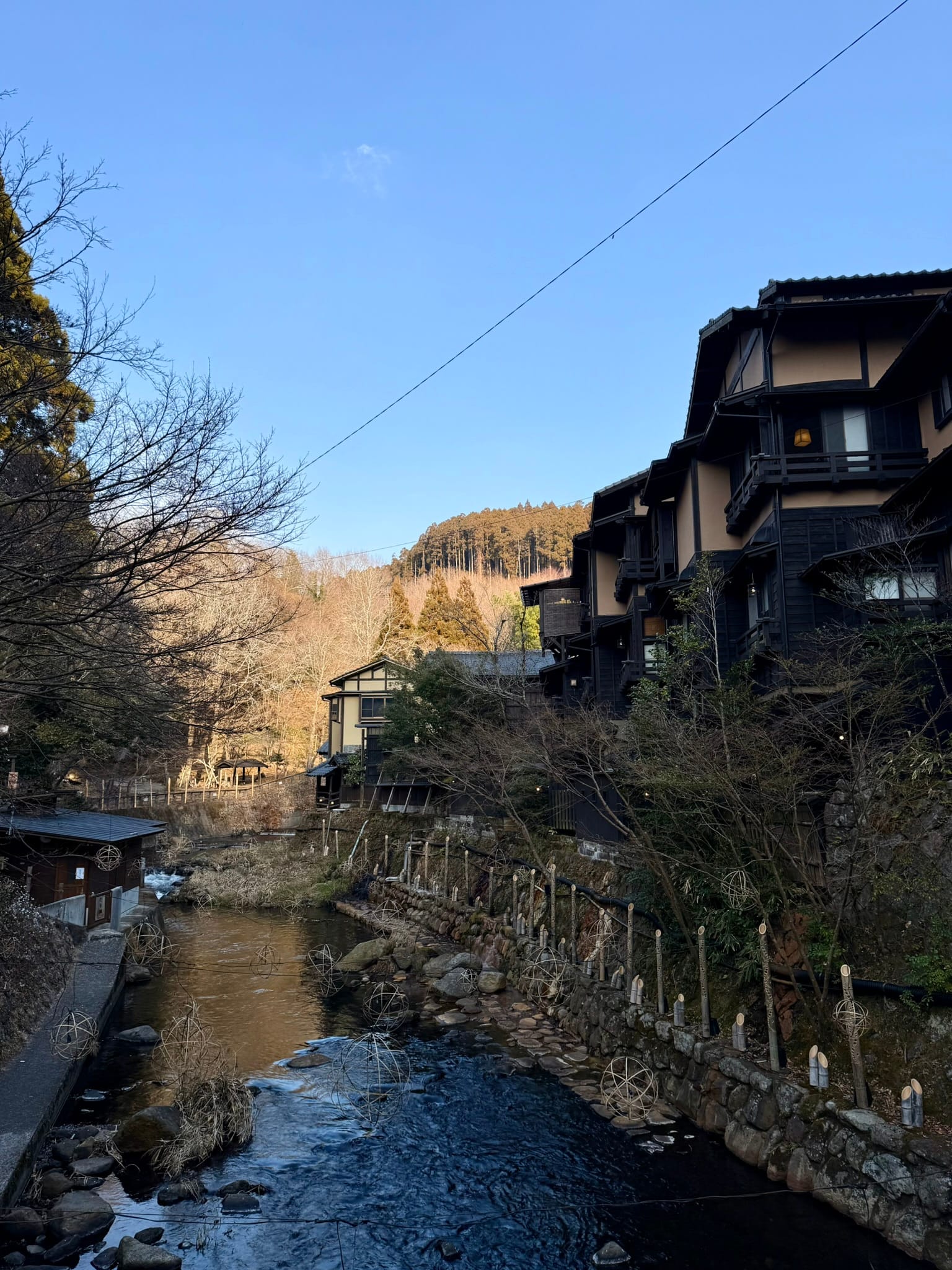 黑川溫泉街景