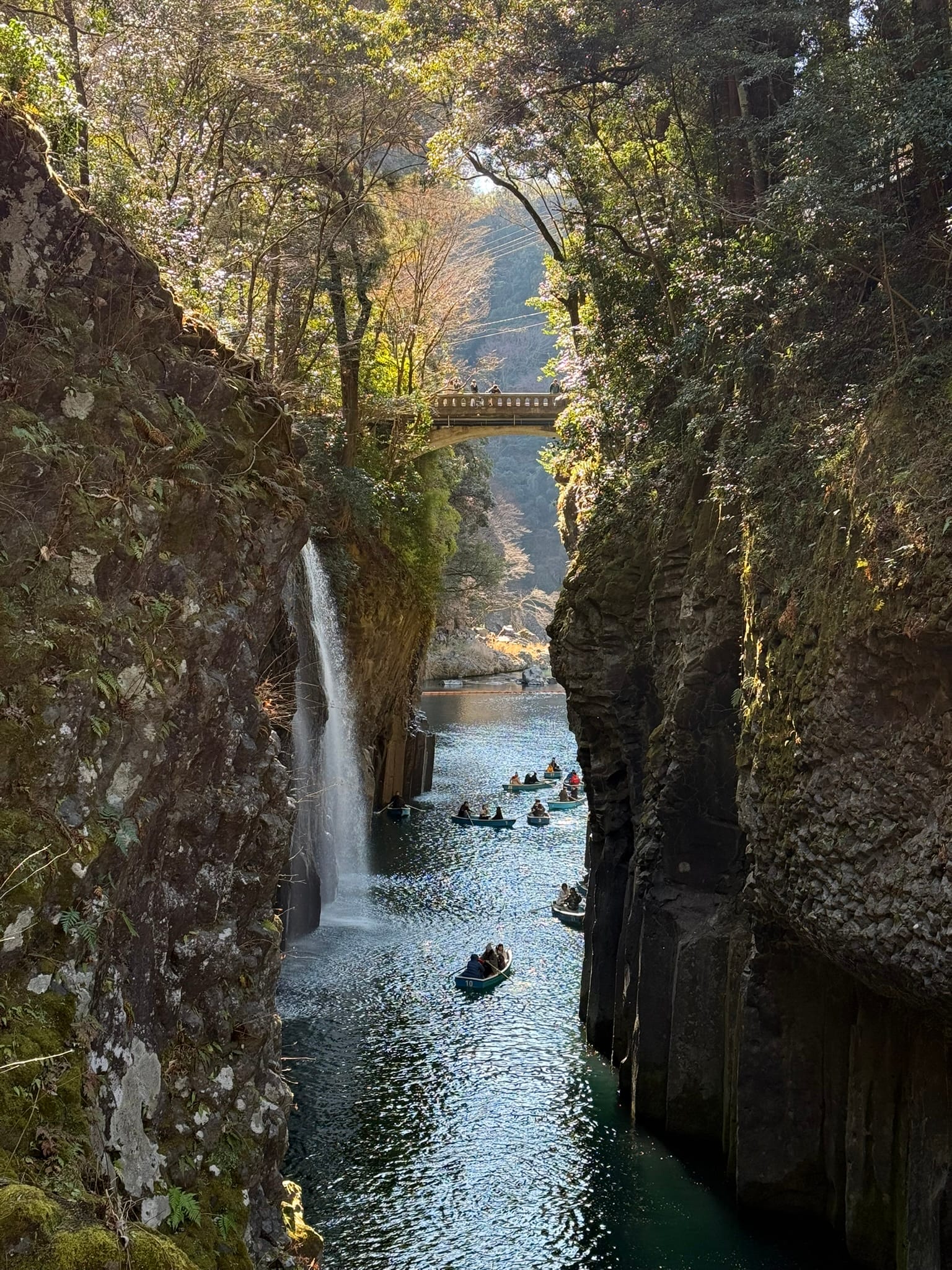 高千穗峽，彷彿仙境